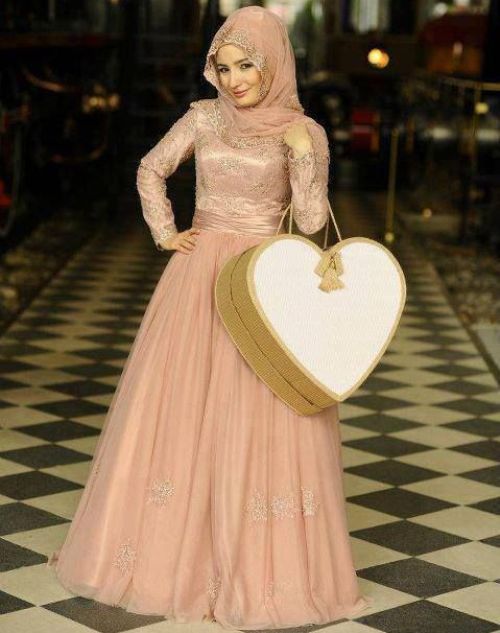 Model Baju  Muslim Gamis  Untuk Pesta  Terbaru Mewah Dan 