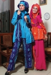 Model Baju Batik Muslim Modern Wanita Terbaru Terpopuler